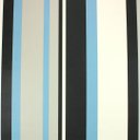 Ver imagem 3 de Papel de Parede Listrado Azul e Cinza Vinilico Lavável+ Cola para Aplicação