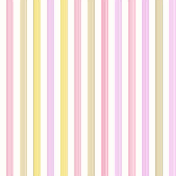 Papel de Parede Listrado Rosa Vinilico Lavável+ Cola para Aplicação - 1