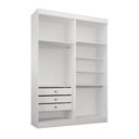 Ver imagem 2 de Modulado 4 Portas 3 Gavetas Orion - Leifer Móveis Branco