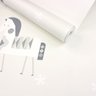 Papel de Parede Infantil Cavalinho Cinza Vinilico Lavável+ Cola Inclusa Vinilico Lavável - 3