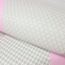 Ver imagem 4 de Papel de Parede Estampado Geométrico Rosa Vinilico Lavável+ Cola para Aplicação