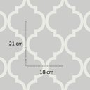 Ver imagem 5 de Papel de Parede Geométrico Cinza Vinilico Lavável+ Cola para Aplicação