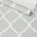 Ver imagem 3 de Papel de Parede Geométrico Cinza Vinilico Lavável+ Cola para Aplicação