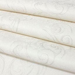 Papel de Parede Arabesco Off-white Leve Glitter Vinilico Lavável+ Cola para Aplicação - 2