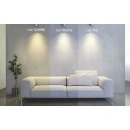 Painel De Led Frameless 32w quadrado 2 em 1 (embutir/sobrepor na mesma peça) 6500K Bivolt Luz - 5