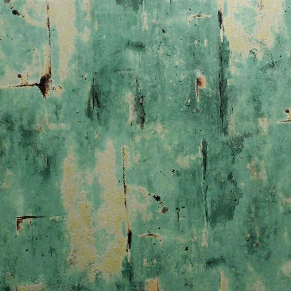 Papel de Parede Cimento Queimado Verde - Imperio Coleção Trinity - 190409 - 1