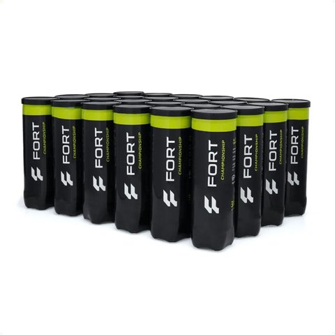 Tubo de Bola de Tênis Fort Championship - Caixa C/24 Tubos