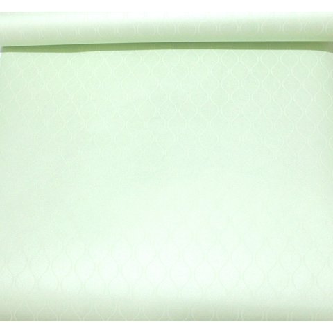 Papel de Parede Ondulado Verde Menta com Brilho com Cola Inclusa