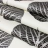 Papel de Parede Folhagem Branco e Preto Vinilico Lavável+ Cola para Aplicação - 4