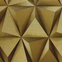 Ver imagem 1 de Papel de Parede 3d Geométrico Dourado+ Cola para Aplicação