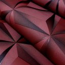 Ver imagem 4 de Papel de Parede 3d Geométrico Vermelho Vinilico Lavável+ Cola para Aplicação
