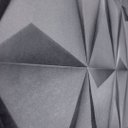 Ver imagem 5 de Papel de Parede Efeito 3d Geométrico Cinza+ Cola para Aplicação