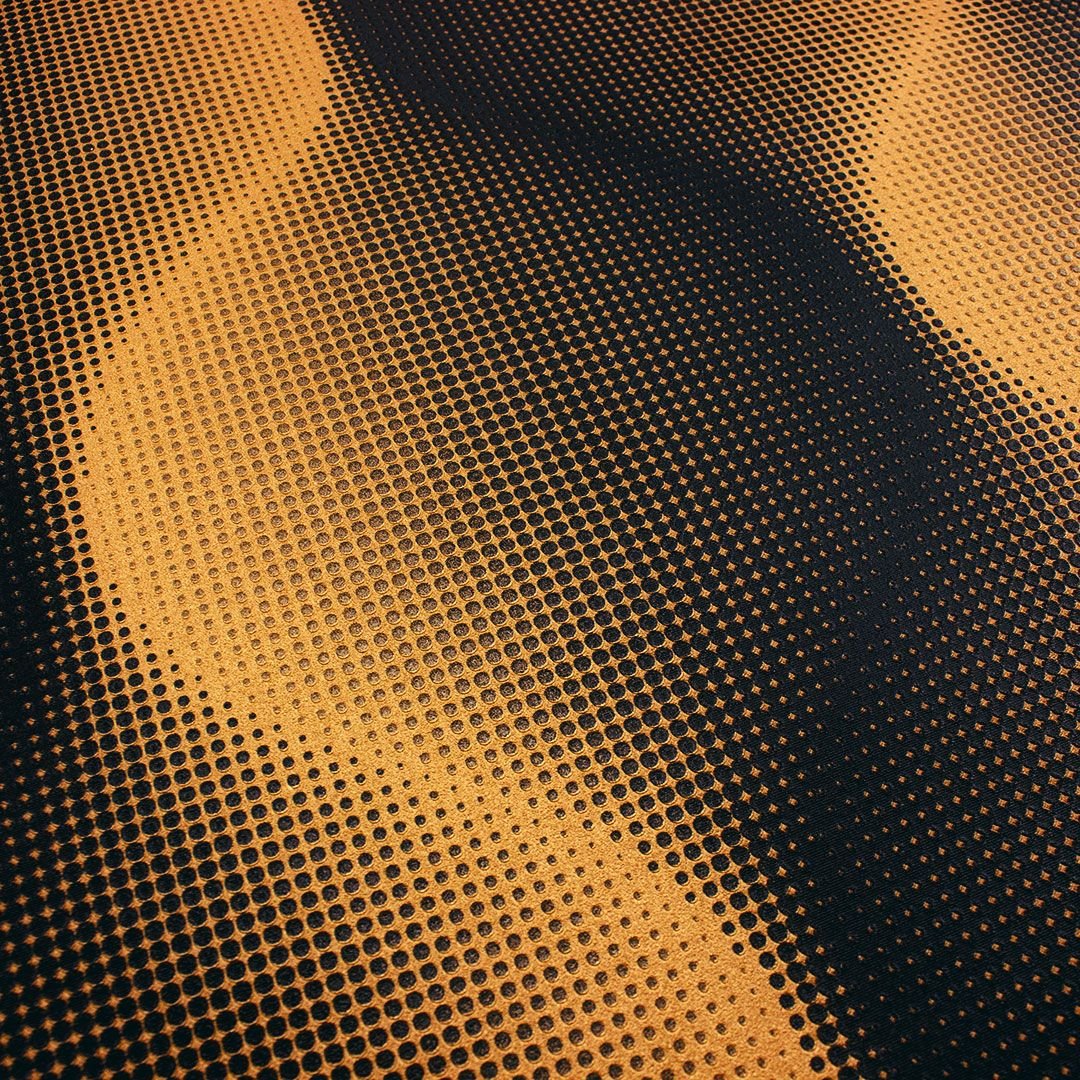 Papel de Parede 3d Ondulado Marrom Alaranjado Vinilico Lavável+ Cola para Aplicação - 5