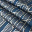 Ver imagem 4 de Papel de Parede Geométrico Azul e Nude Vinilico Lavável+ Cola para Aplicação