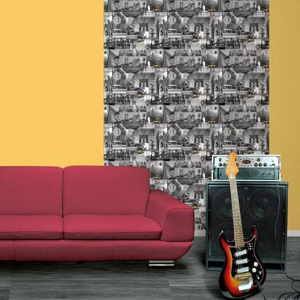 Papel de Parede Vintage + Cola Para Aplicação - F102514 - Coleção Free Style - 2