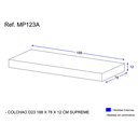 Ver imagem 3 de Colchão Solteiro Multimóveis para Cama 188x78cm 