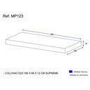 Ver imagem 3 de Colchão Solteiro Multimóveis para Cama 188x88cm 