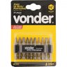 Jogo de bits/ponteiras com 10 peças encaixe sextavado 1/4" Vonder - 2