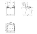 Ver imagem 2 de Cadeira Fixa Ergoplax Estr. Branca Ass. Enc. Laranja Plaxmetal