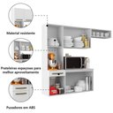Ver imagem 3 de Armário de Cozinha Suspenso Luna 6 Portas 1 Gaveta MDF-MDP 165cm Aramóveis