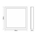 Ver imagem 2 de Painel Led 24W Lux Quadrado Sobrepor Branco 4000K Taschibra