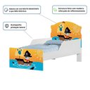 Ver imagem 2 de Cama Infantil Tick Pirata do Mar com Colchão