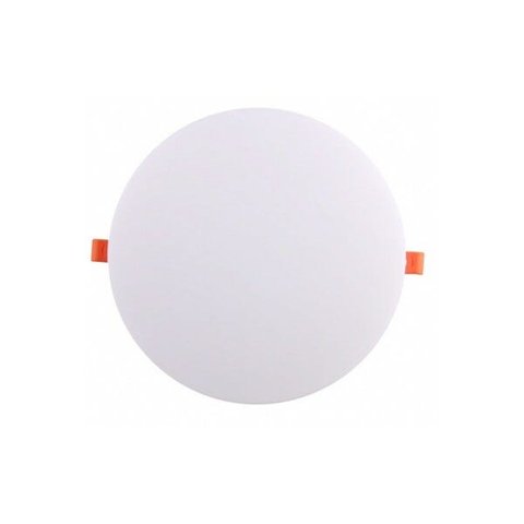 Painel De Led Frameless 17w redondo 2 em 1 (embutir/sobrepor na mesma peça) 3000K Bivolt Luz