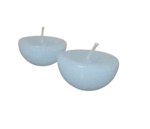 Kit 150 - Velas Flutuante Meia Bola 4,5 Cm, 4Hs - 1