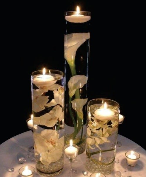 Kit 150 - Velas Flutuante Meia Bola 4,5 Cm, 4Hs - 2