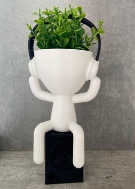 Vaso corpinho DJ branco - 2