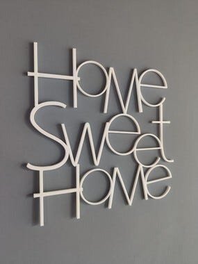 Palavra decorativa Home Sweet Home - 2