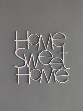 Palavra decorativa Home Sweet Home - 4