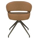 Ver imagem 5 de Cadeira Hanover Base Corten - Pu Caramelo