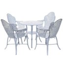 Ver imagem 1 de Conjunto de Mesa Redonda e Cadeiras com Braços para Area Externa