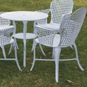 Ver imagem 3 de Conjunto de Mesa Redonda e Cadeiras com Braços para Area Externa