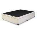 Ver imagem 2 de Base Box Baú Casal Blindado 138x188 Corino Bege Bio Box