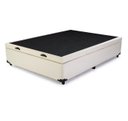Ver imagem 2 de Base Box Baú Casal Blindado 138x188 Corino Bege Bio Box