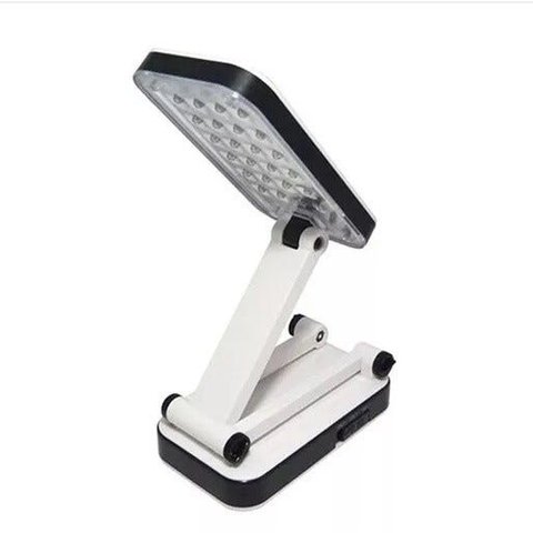 Luminária De Mesa De Estudo 24 Leds Abajur Dobrável Bivolt Iluminador