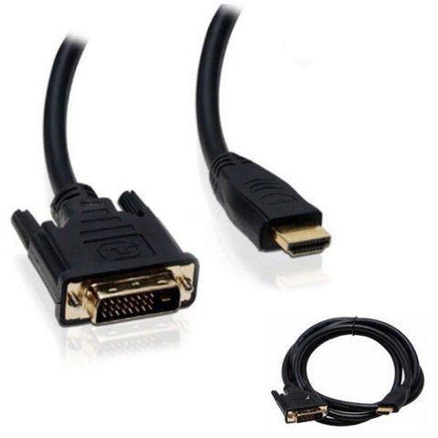 hdmi para dvi Cabo Monitor Comtac Hdmi Macho - Dvi Macho 1,8 Metros