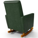 Ver imagem 6 de Poltrona de Amamentação com Balanço Ravena W01 Couríssimo Verde Musgo - Lyam Decor