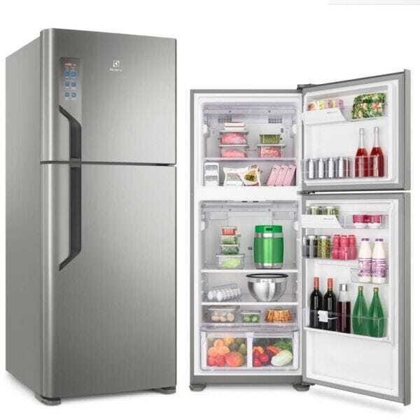 Refrigerador Electrolux Top Freezer 431L Platinum 220V TF55S - 1