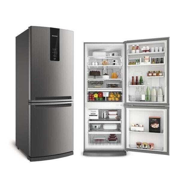 Refrigerador Brastemp Frost Free Inverse 443L Inox 220V Bre57Ak