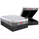 Ver imagem 1 de Cama Box Baú King: Colchão Molas Pocket Ensacadas Castor Light Stress Oxygen New Plush + Base CRC Su