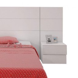 Cabeceira Solteiro com 1 Mesa de Apoio Apogeu Mavaular - 5 Cabeceira Solteiro com 1 Mesa de Apoio Apogeu Mavaular - 5