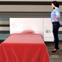 Ver imagem 4 de Cabeceira Solteiro com 1 Mesa de Apoio Apogeu Mavaular