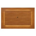 Ver imagem 6 de Conjunto Painel + Rack Atenas 220cm Naturalle Off White Mavaular Móveis