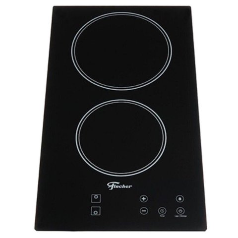 Fogão Cooktop Fischer 2 Bocas Elétrico Mesa Vitrocerâmica Touch 220v 30004-73474