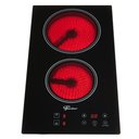 Ver imagem 2 de Fogão Cooktop Fischer 2 Bocas Elétrico Mesa Vitrocerâmica Touch 220v 30004-73474