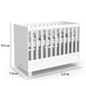 Berço Rope Matic Móveis Cinza Natural 61310 Quarto Bebe - 4