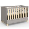 Berço Rope Matic Móveis Cinza Natural 61310 Quarto Bebe - 1